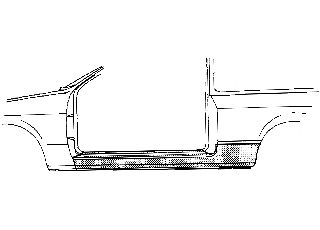 VAN WEZEL 1854102 -  Накладка порога